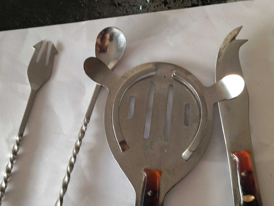 Set Barman, cocktails White Label e Black & White