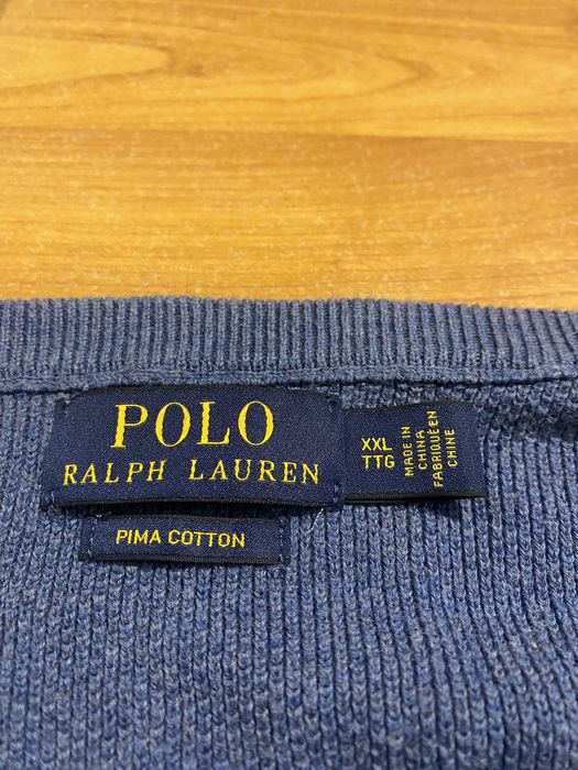 OLD MONEY Синий свитер POLO Ralph Lauren XL размер
