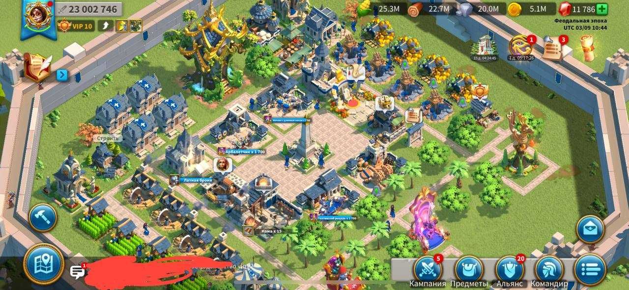 Аккаунт Rise of Kingdoms 23m с Чингисханом