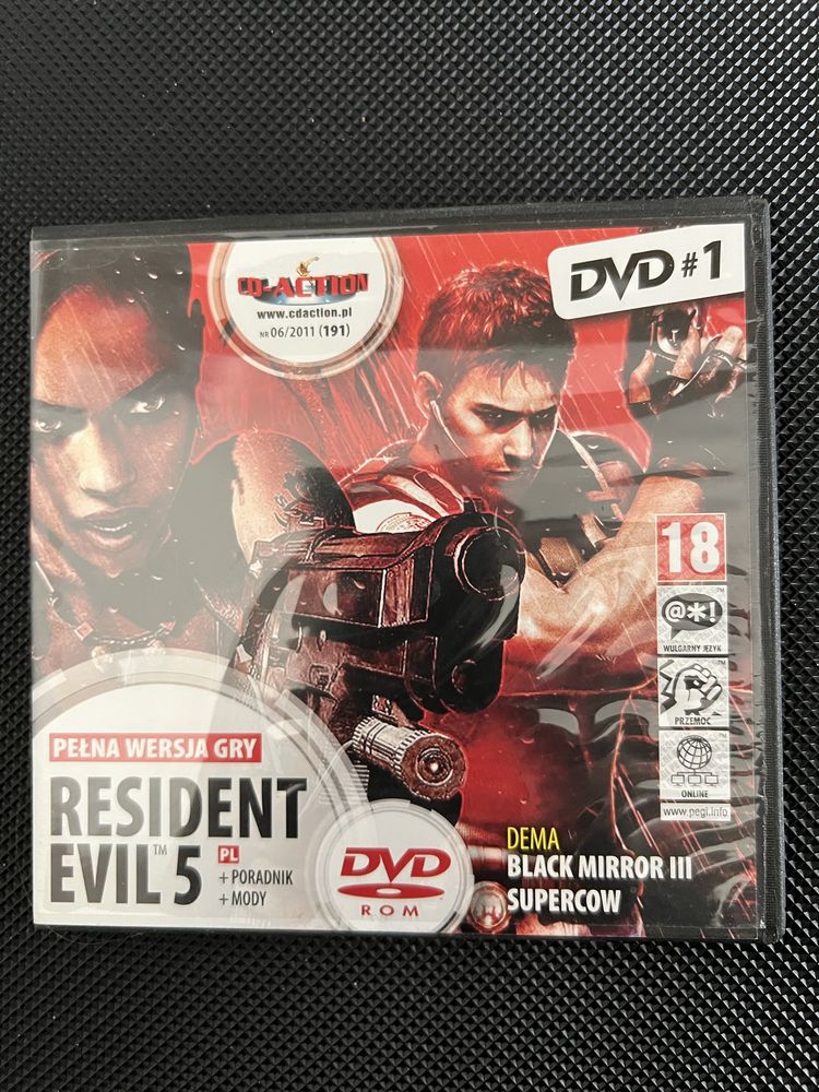 Resident Evil 5 CD-Action 06/2011 CDA 191 DVD #1