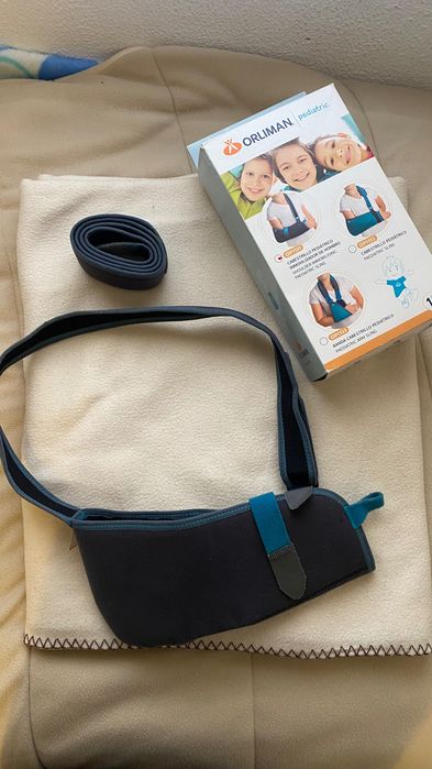 suporte pediátrico imobilizador de ombro