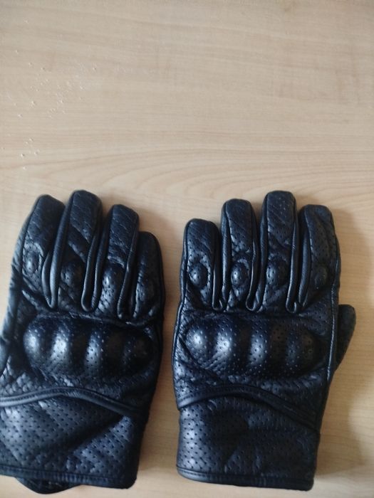 Rękawice motocyklowe skórzane