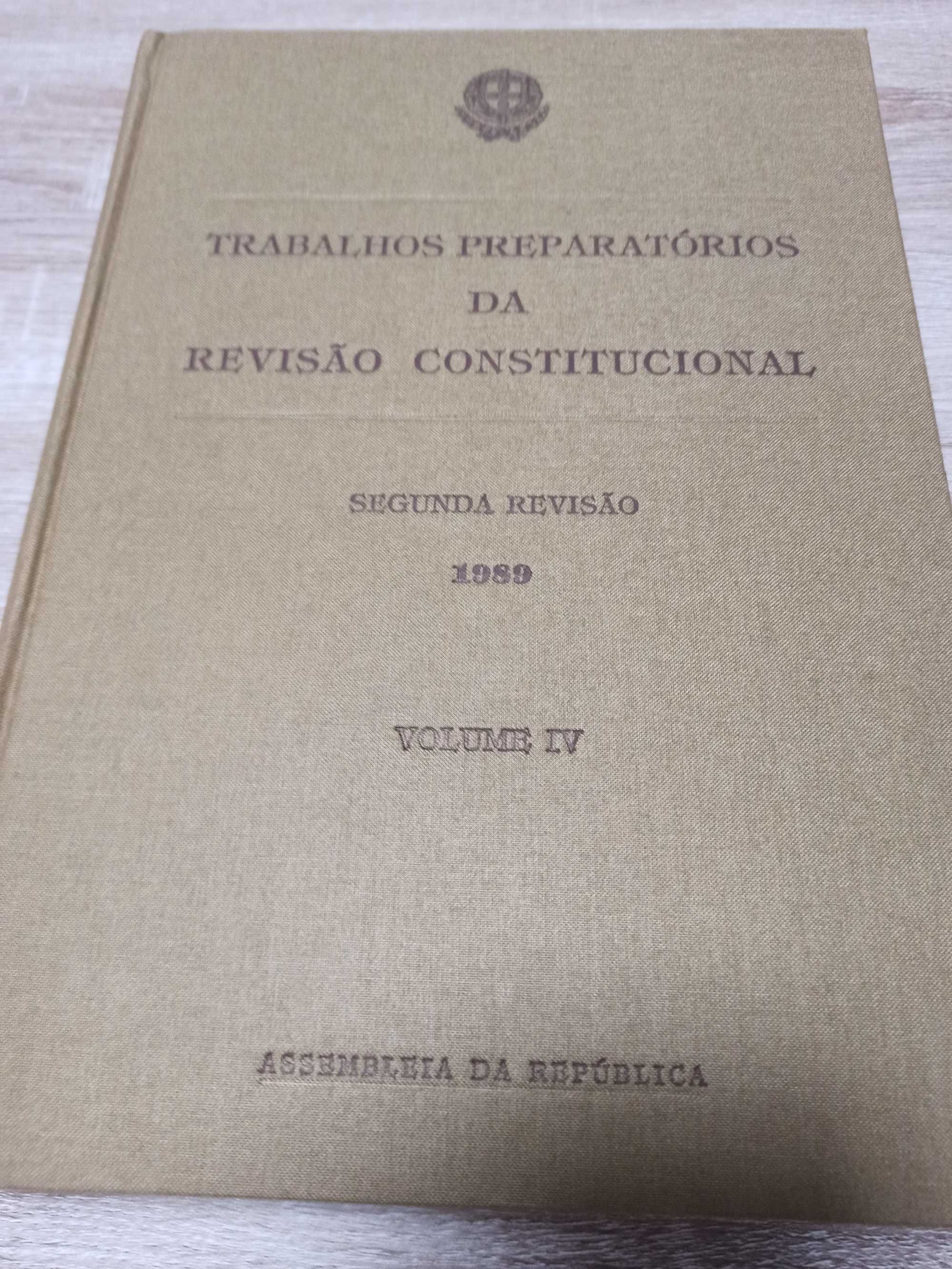 Revisão Constitucional (1989) - Trabalhos Preparatórios