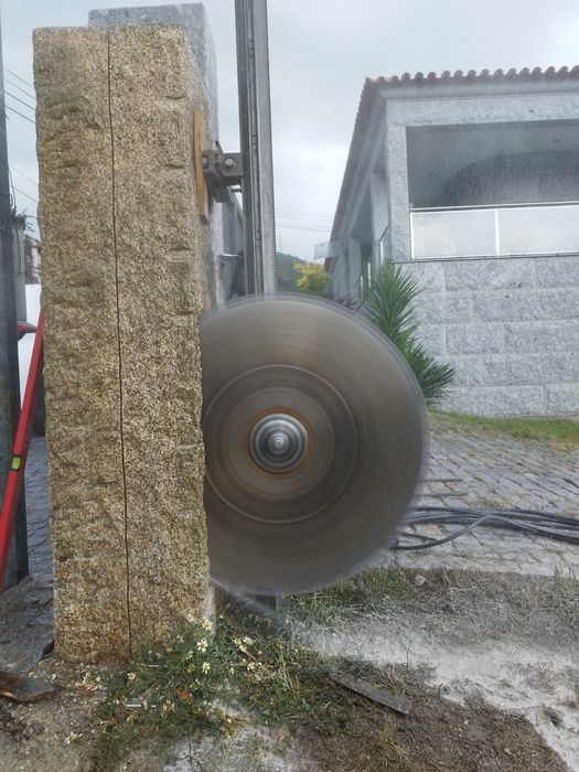 Corte de betão e Corotes