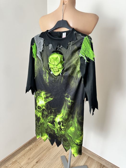 Strój przebranie na halloween TU 110-116 cm zombie