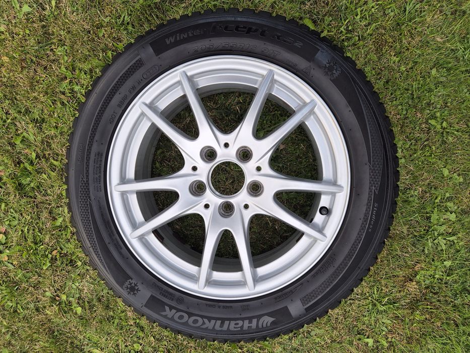 Koła aluminiowe Mercedes 5 x 112 opony zimowe 205 / 55 / 16 Hankook