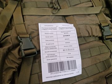 Plecak gorski 987B/MON zasobnik piechoty gorskiej