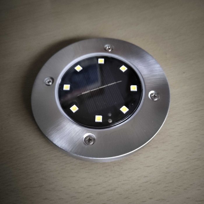 8 Luzes Solares LED para Exteriores Jardim