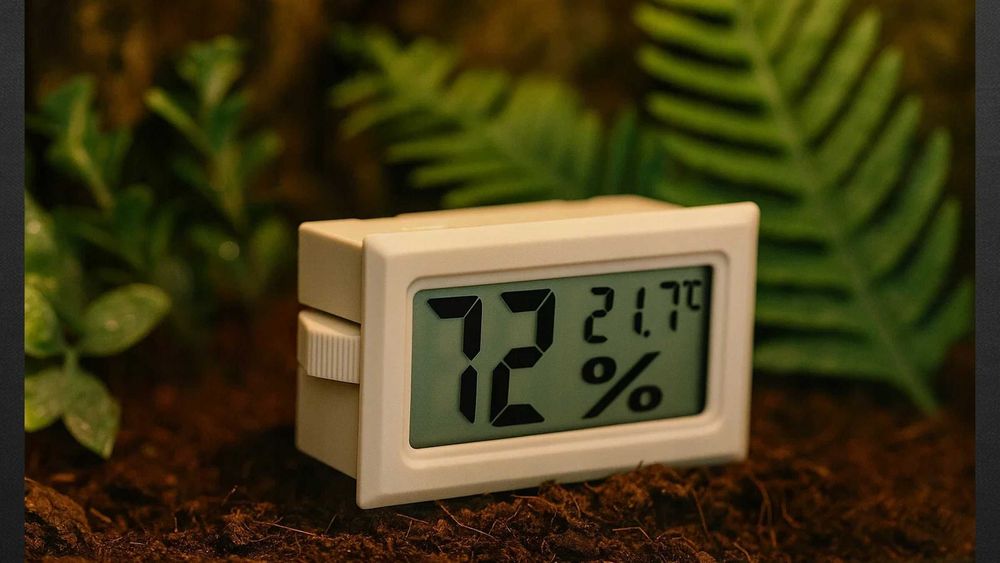 Higrometr termometr cyfrowy LCD 2w1 do pomiaru wilgotności temperatury