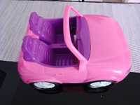 Różowo- fioletowy samochód dla lalek