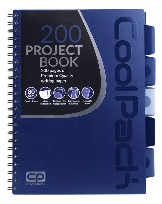 Kołobrulion A4. CoolPack, granatowy. Patio. Nowy Produkt