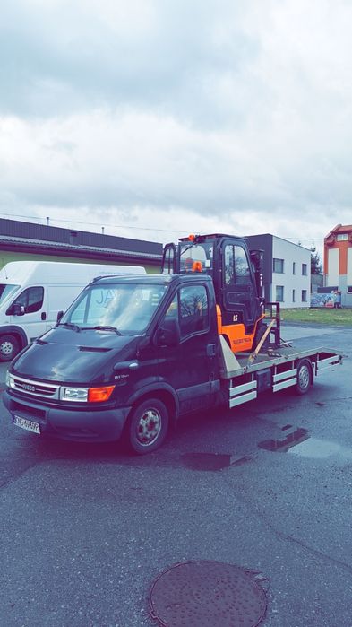 Pomoc drogowa 24h Tanio holowanie autolaweta transport maszyn laweta