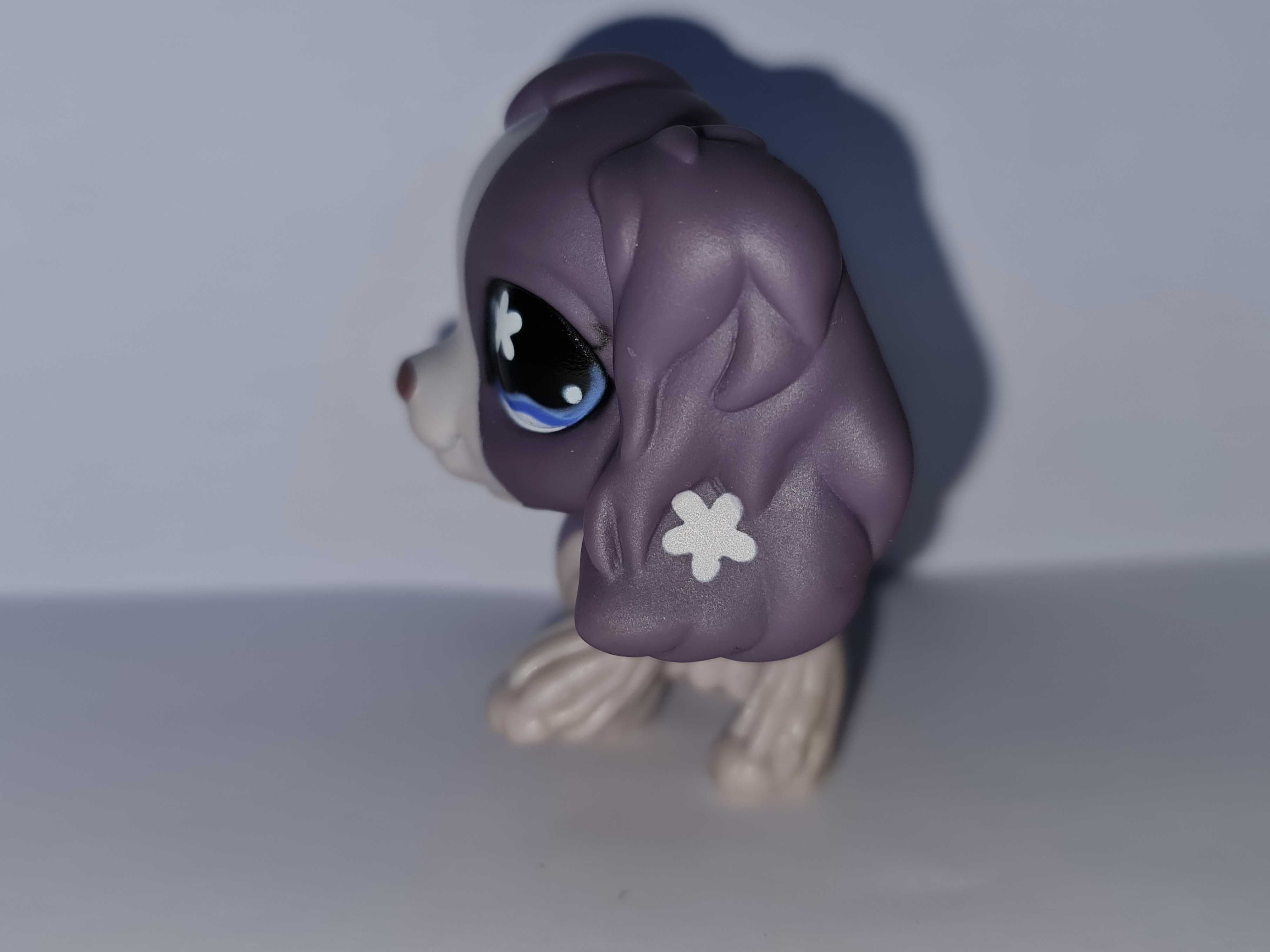 Oryginalny Littlest pet shop pies piesek spaniel #672 LPS