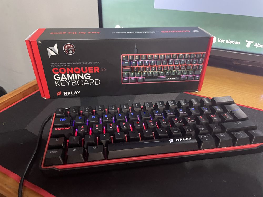 Teclado e mousepad Nplay