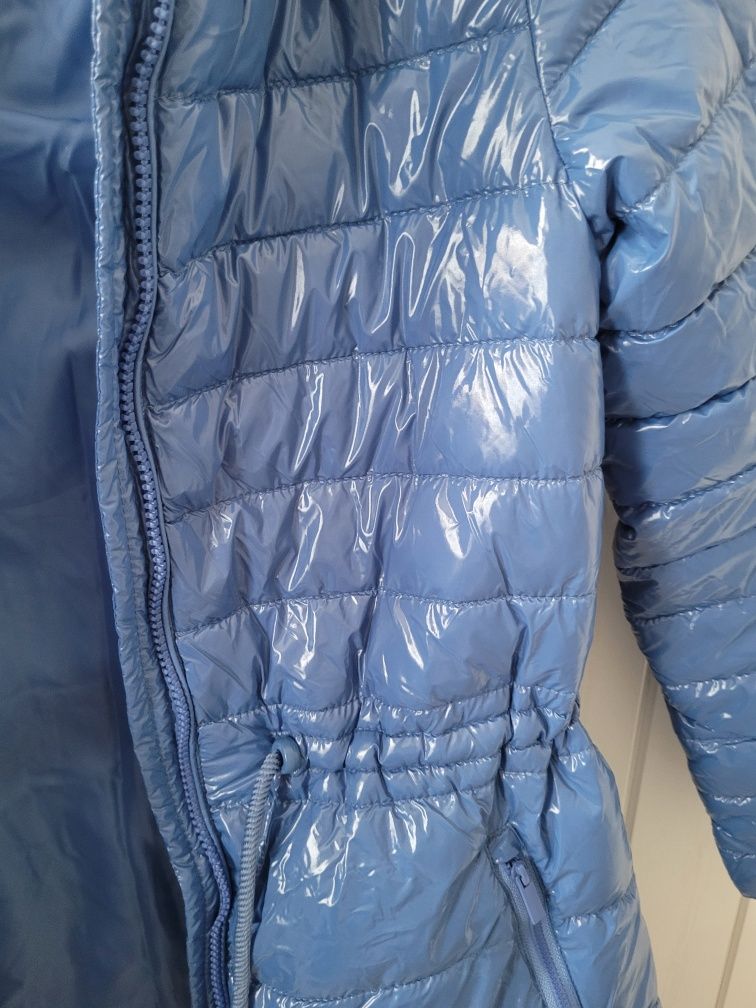 Płaszcz kurtka błękitny reserved 152