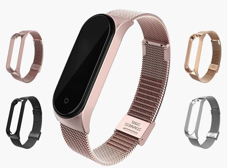 Braceletes Metal Mi Band 3 e 4