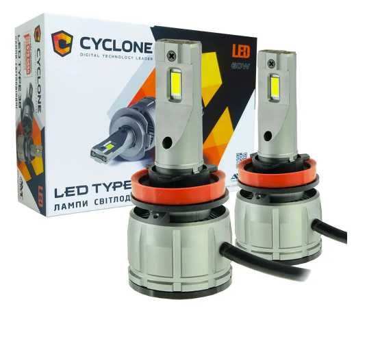 Лед лампи Cyclone Type 38 LED H7, Н1, H11, Н3, H27, 9005, 9006 14000LM