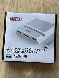 Unitek Stacja Dokująca do Tabletu HUB USB OTG + czytnik kart