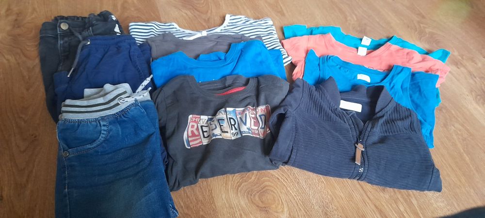 Paka ubrań chłopiec 98-104