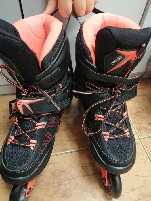 Rolki Oxelo Fit5 acid orange NOWE