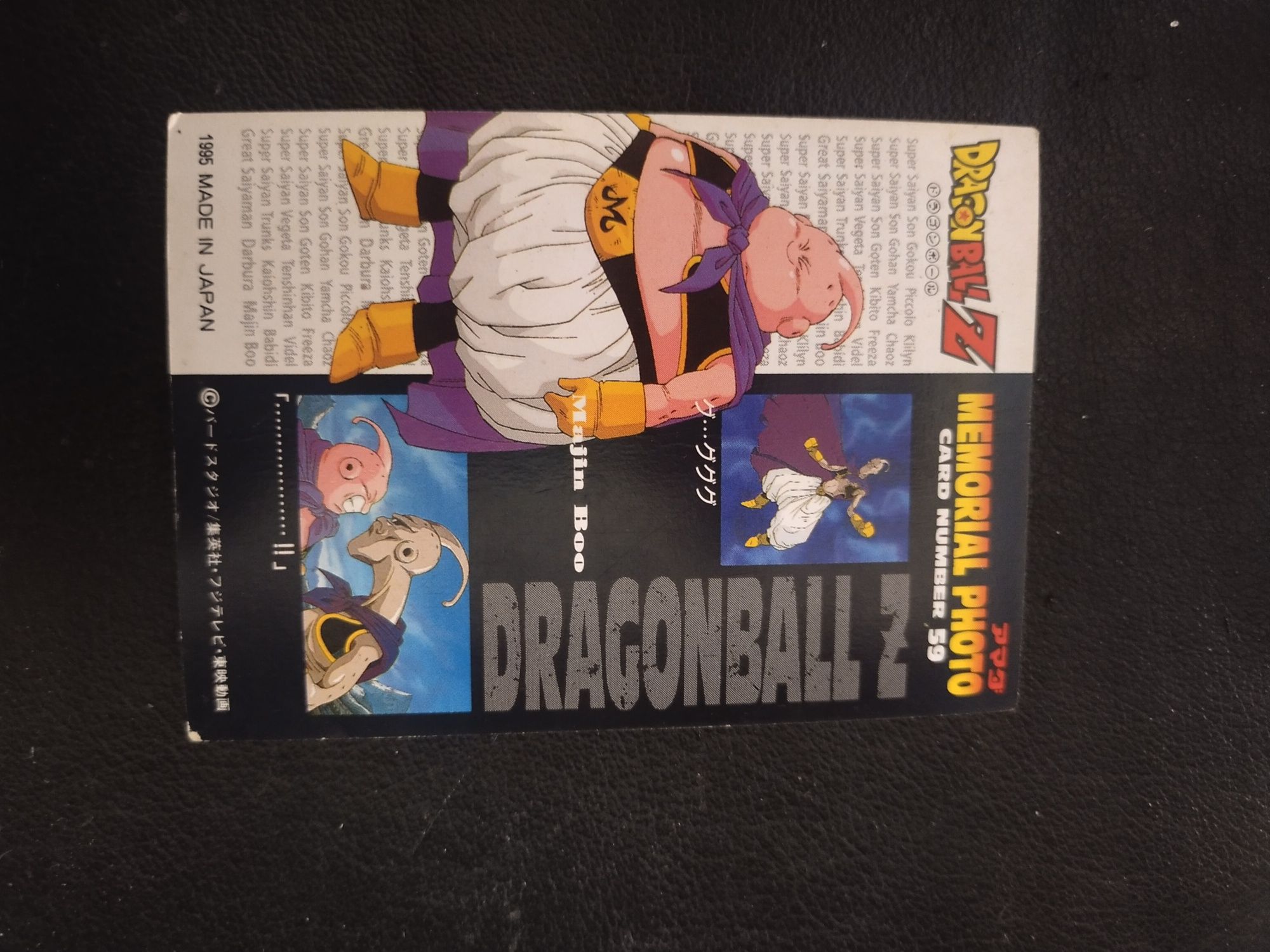 Dragonballz memorial photo carta