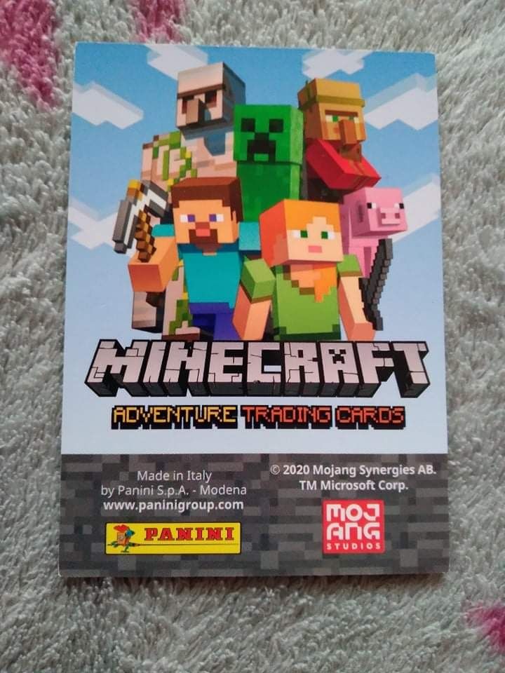 Karta Minecraft Panini - Limited edition