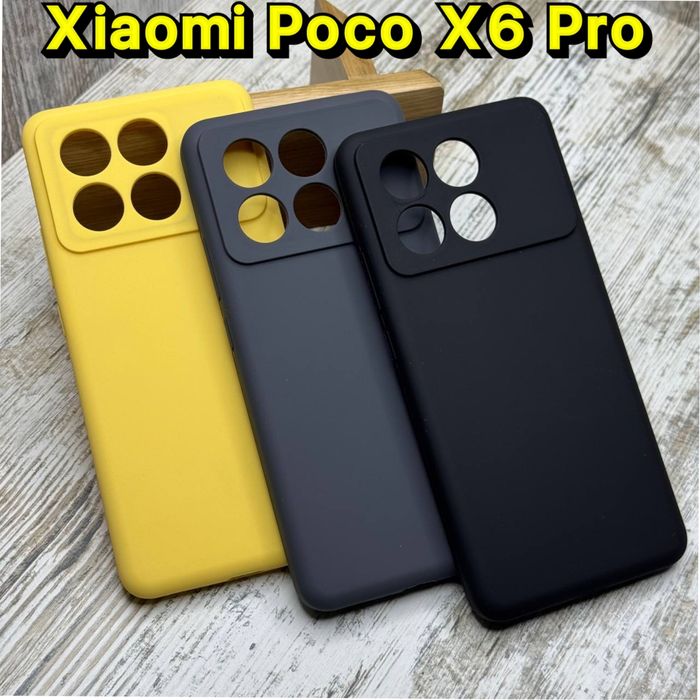 Не пачкаются‼️ Чехол софттач Silicone Case на Xiaomi Poco X6 Pro Чохол