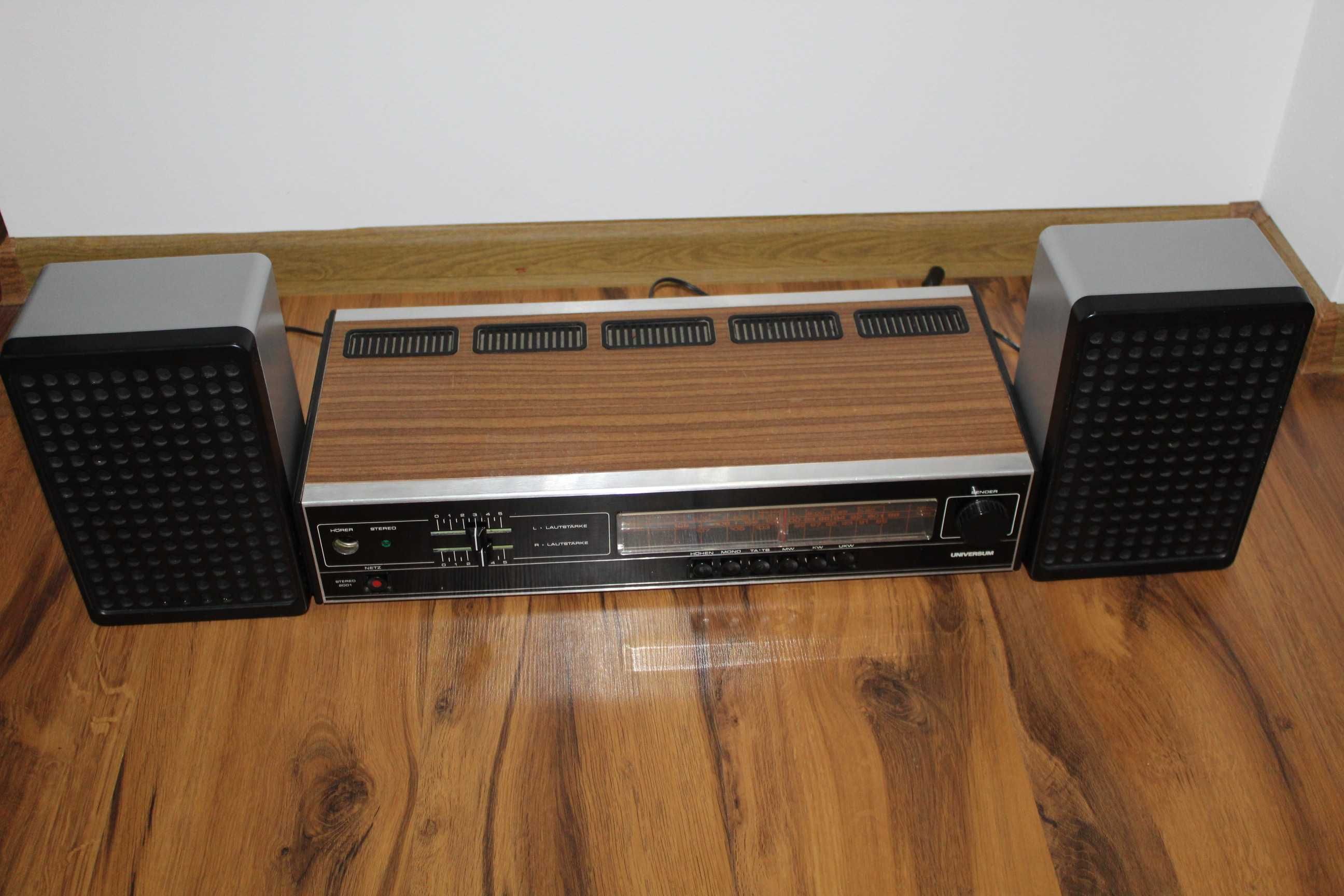 UNIVERSUM VT 4671 Amplituner radio vintage audiofilskie stereo Wysyłka