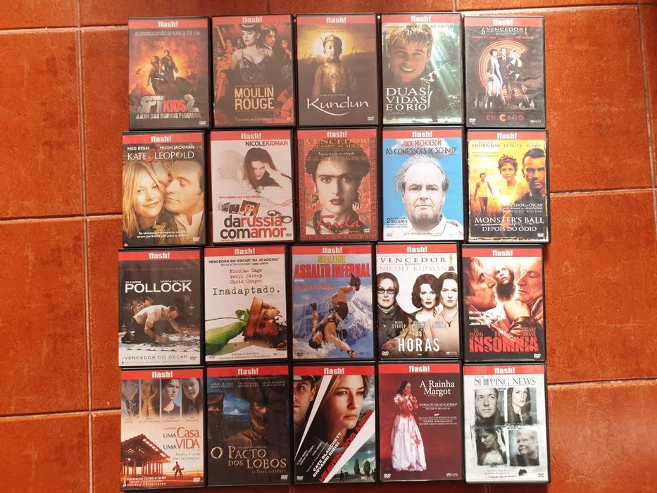 20 Dvd's originais coleção Flash