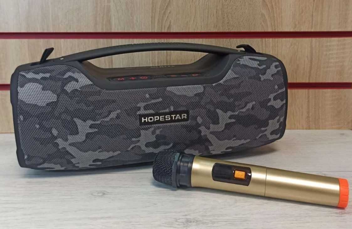 Колонка Hopestar A6 Pro с микрофоном для караоке