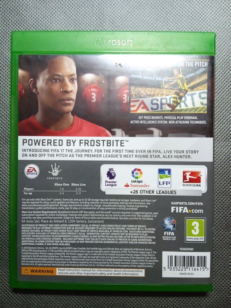 Gra FIFA 17 Xbox one