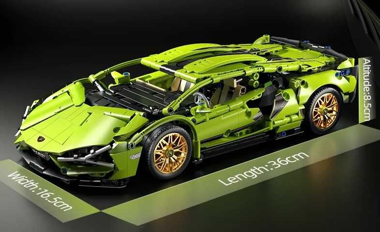 Lamborghini - skala 1:14 Klocki typu LEGO |1280 elementów| Nowe
