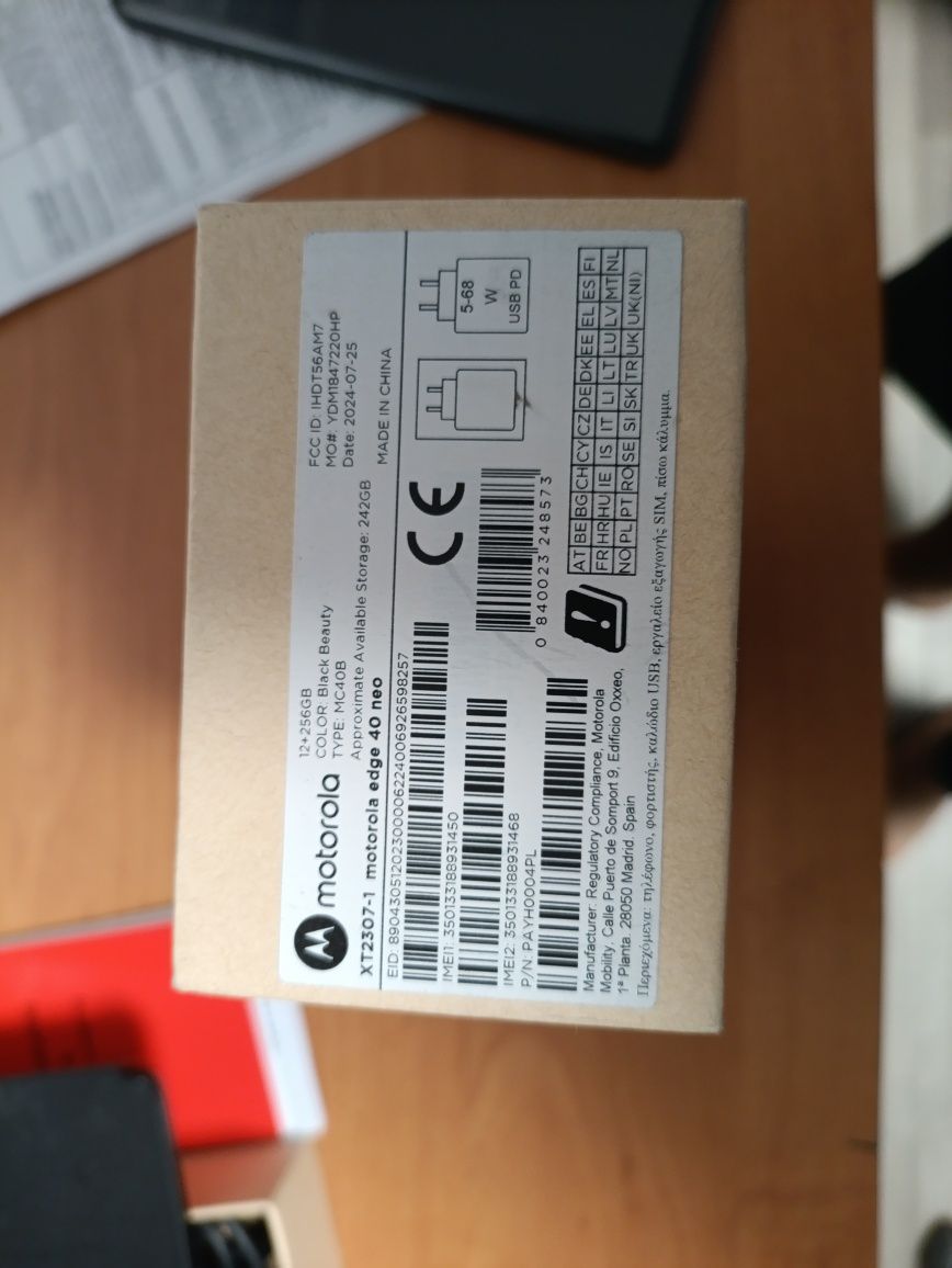 Motorola edge 40 neo 12/256