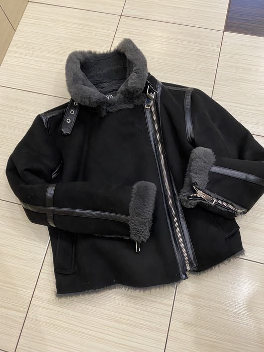 Дублянка косуха коротка zara оригінал Розмір М, підійде на S