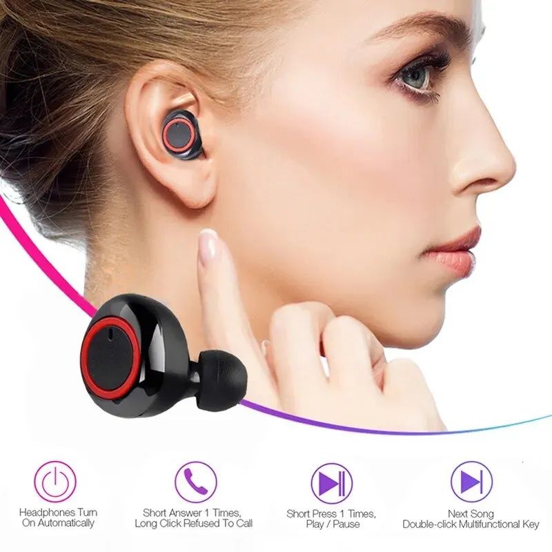 Słuchawki bezprzewodowe Bluetooth TWS