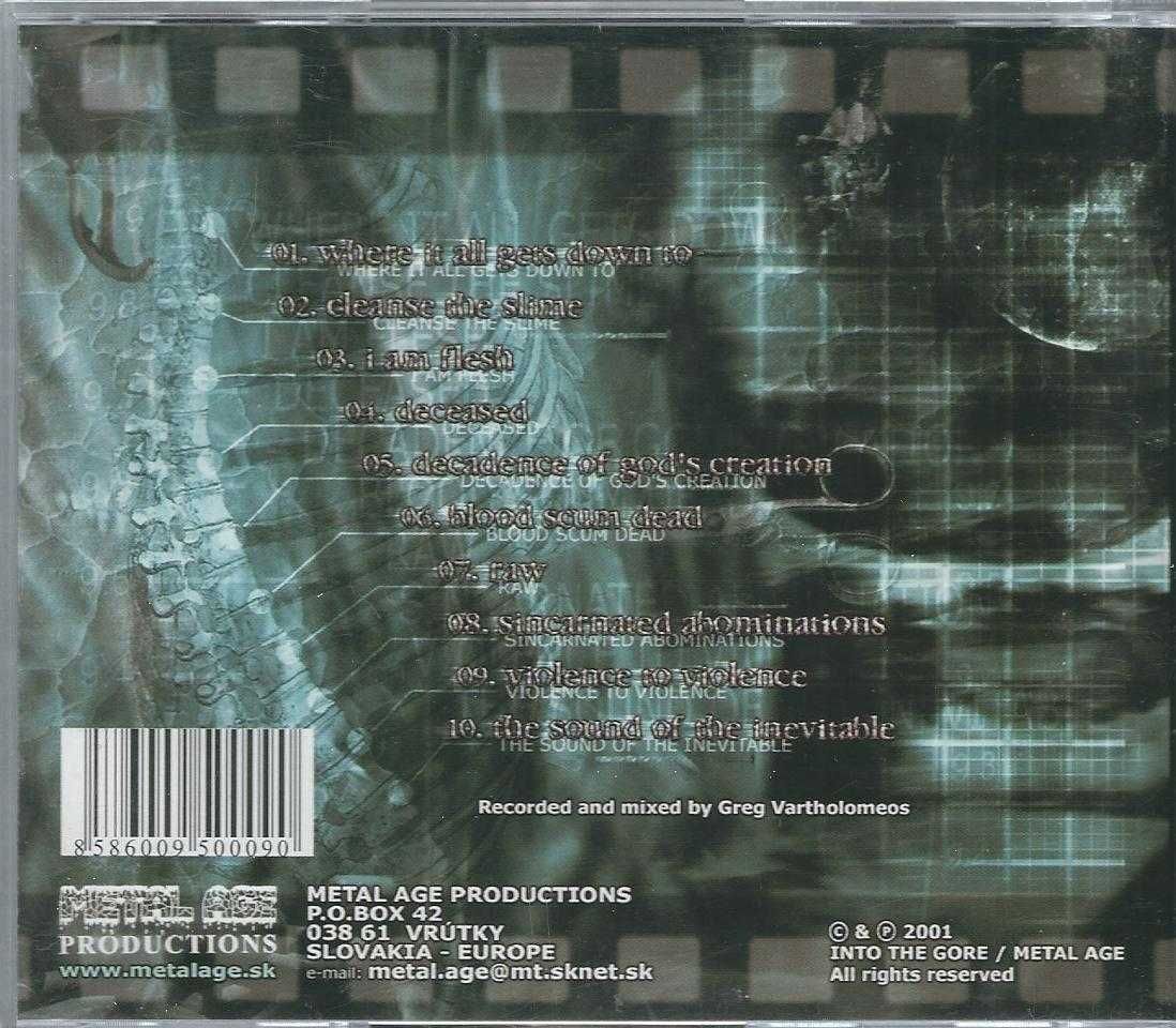 CD Into The Gore - Pain Must Be Amplified (2001)
