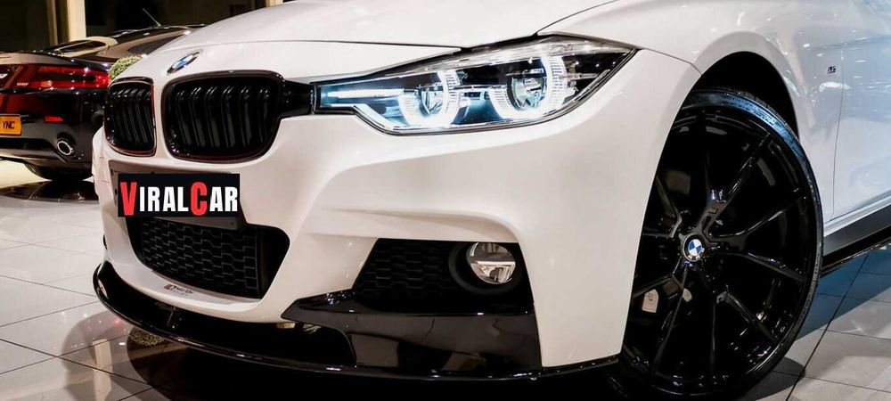 Dokładka Zderzaka Splitter BMW F30 F31 CZARNY POŁYSK / CARBON