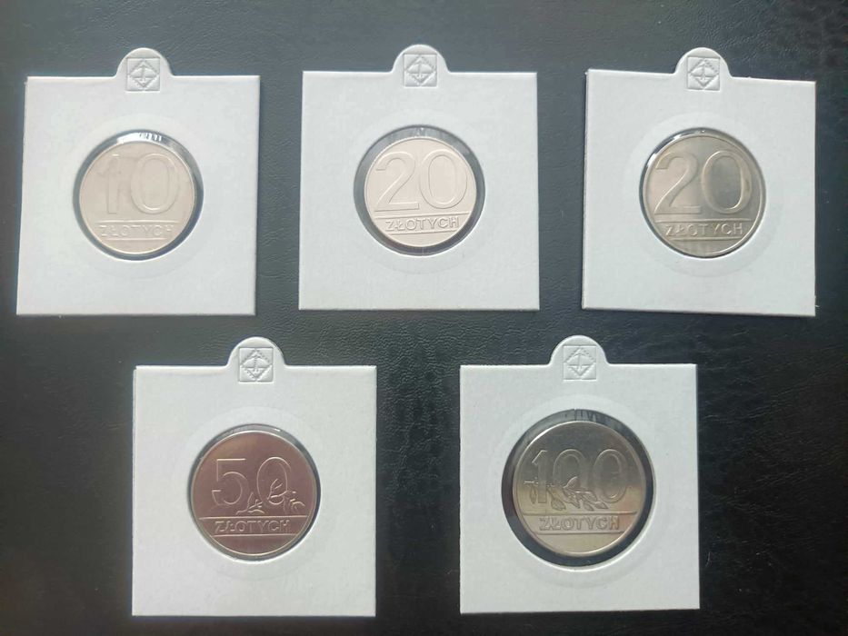 Zestaw 5 monet PRL