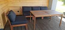 Meble tarasowe IKEA applaro drewniane