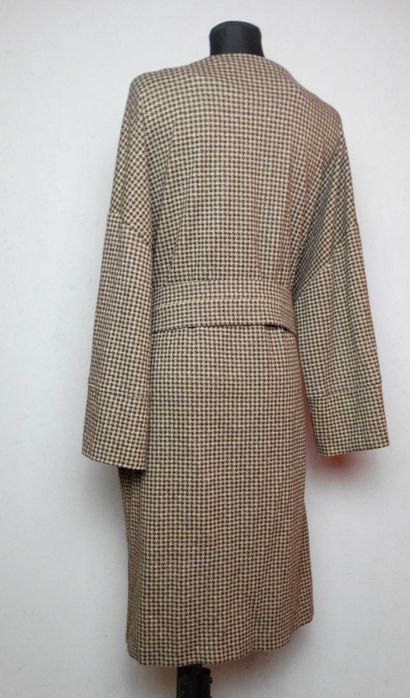 Sukienka w pepitkę z paskiem Josephine & Co 46 xxxl