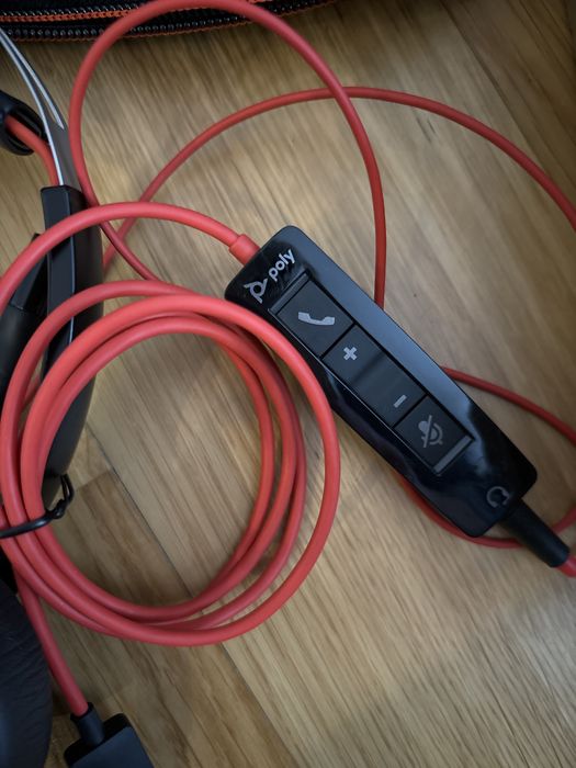 Blackwire 5220 Pooy słuchawki przewodowe Nowe nauszne