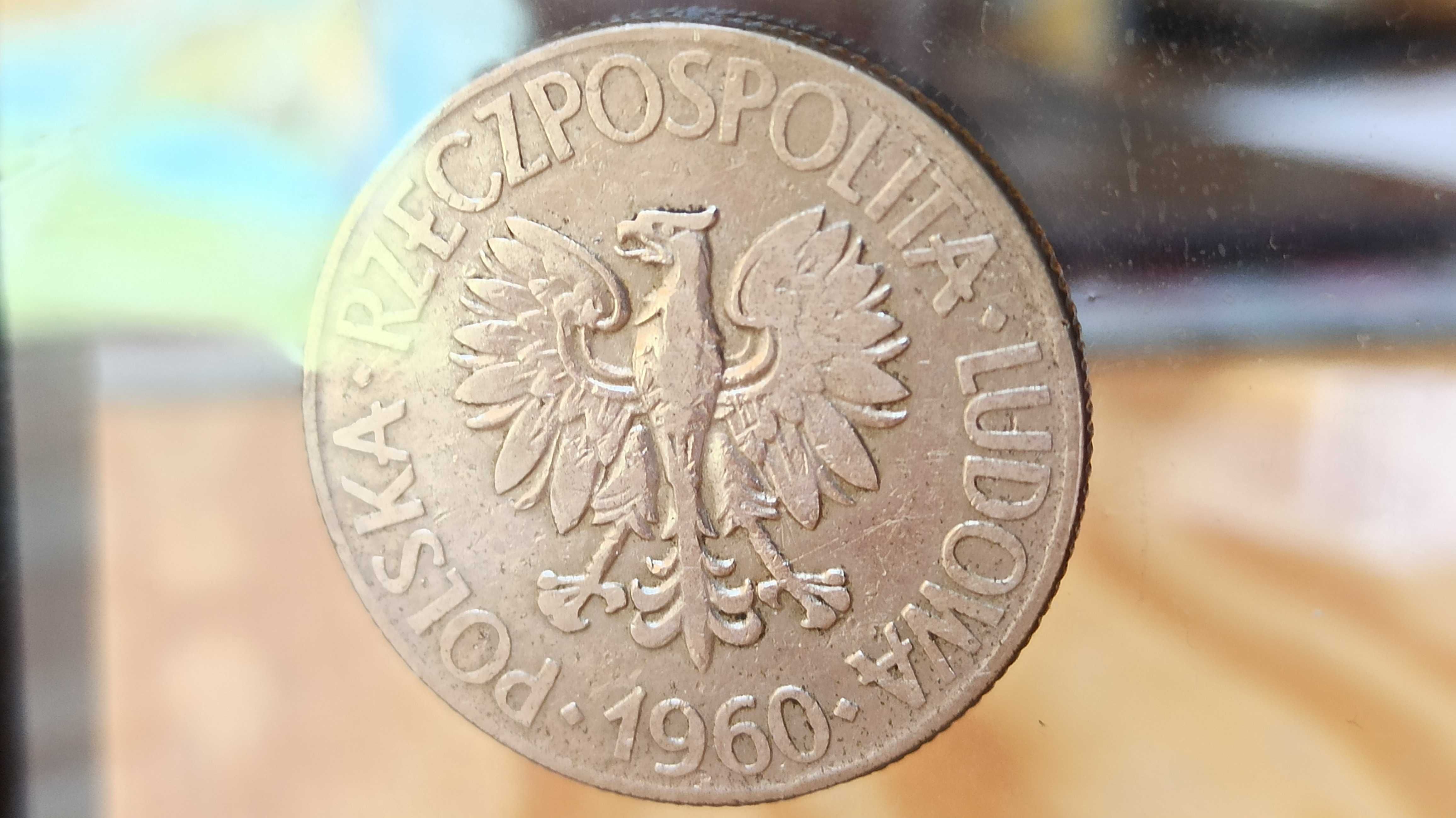 PRL, Moneta 10 złotych Tadeusz Kościuszko DUŻY 1960r / Piękna
