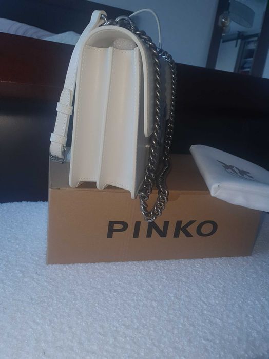 Torebka Pinko Biała.Skóra.Nowa