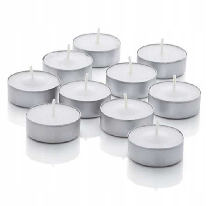 Podgrzewacze Sojowe Naturalne Bez Zapachowe 50 Szt Tealight