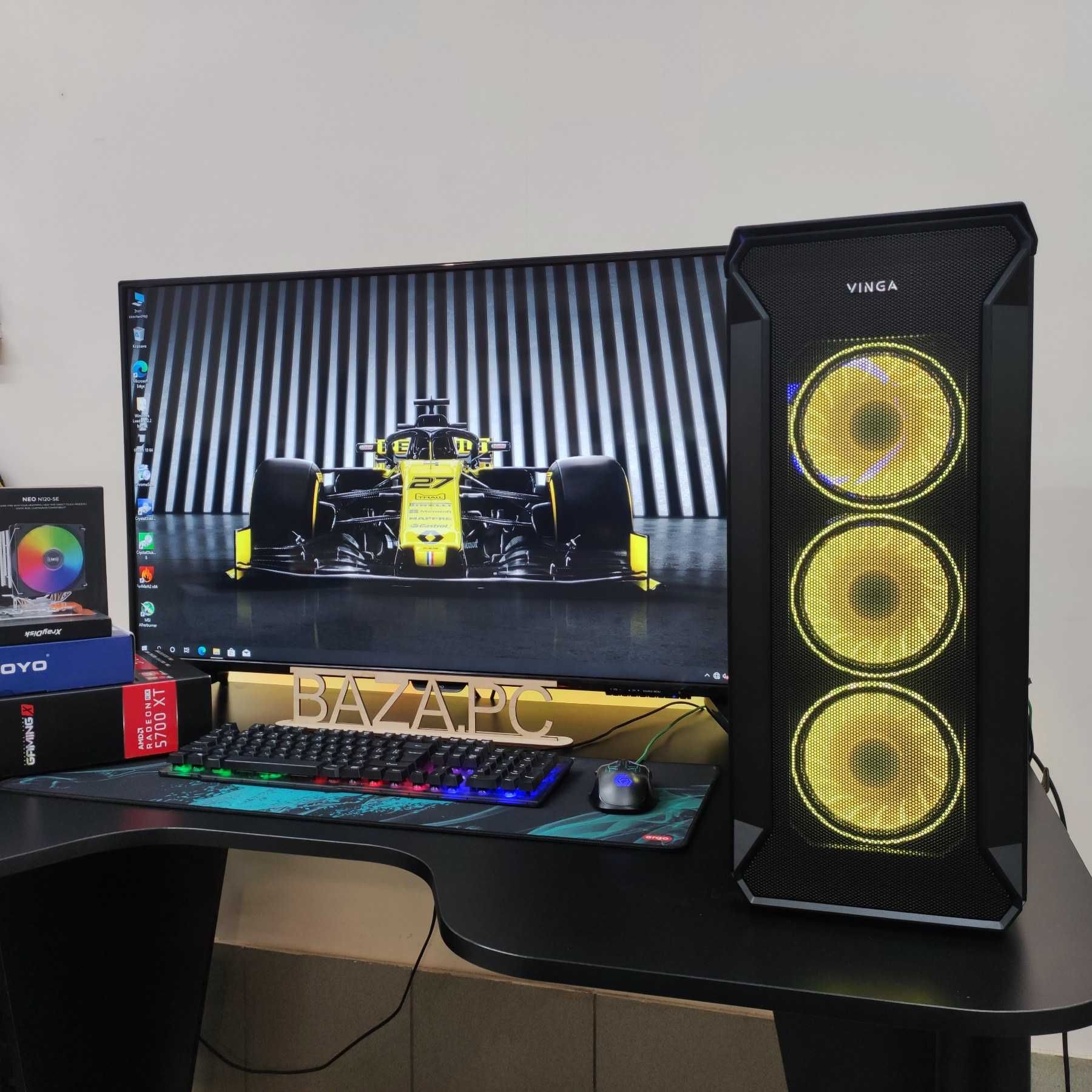 Компютер Новый Ryzen 5 5500, 32GB DDR4, RX 5700 XT 8GB, SSD 512GB m2