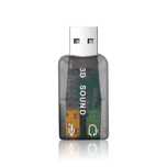 Зовнішня міні-звукова карта USB 3.5 мм | Ноутбука | ПК