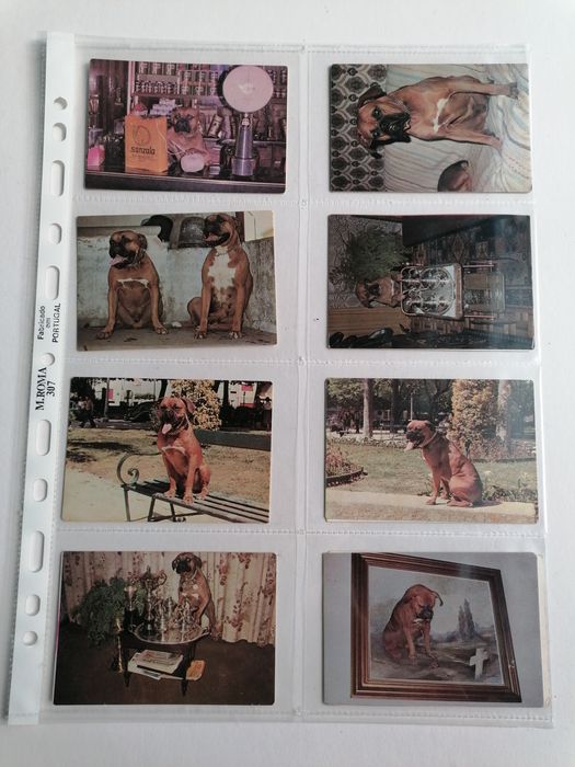 Colecção completa antiga 12 calendários dos cafés Sanzala de 1987