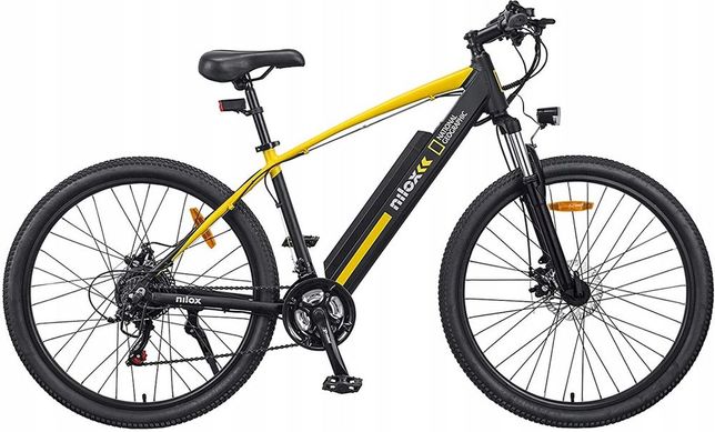 Rower elektryczny Nilox X6 27,5 czarny, żółty