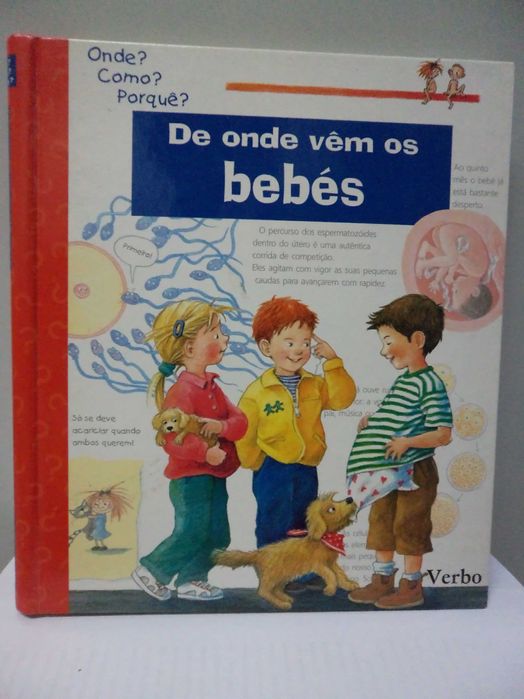 De onde vêm os bebés - (Livro completamente novo)