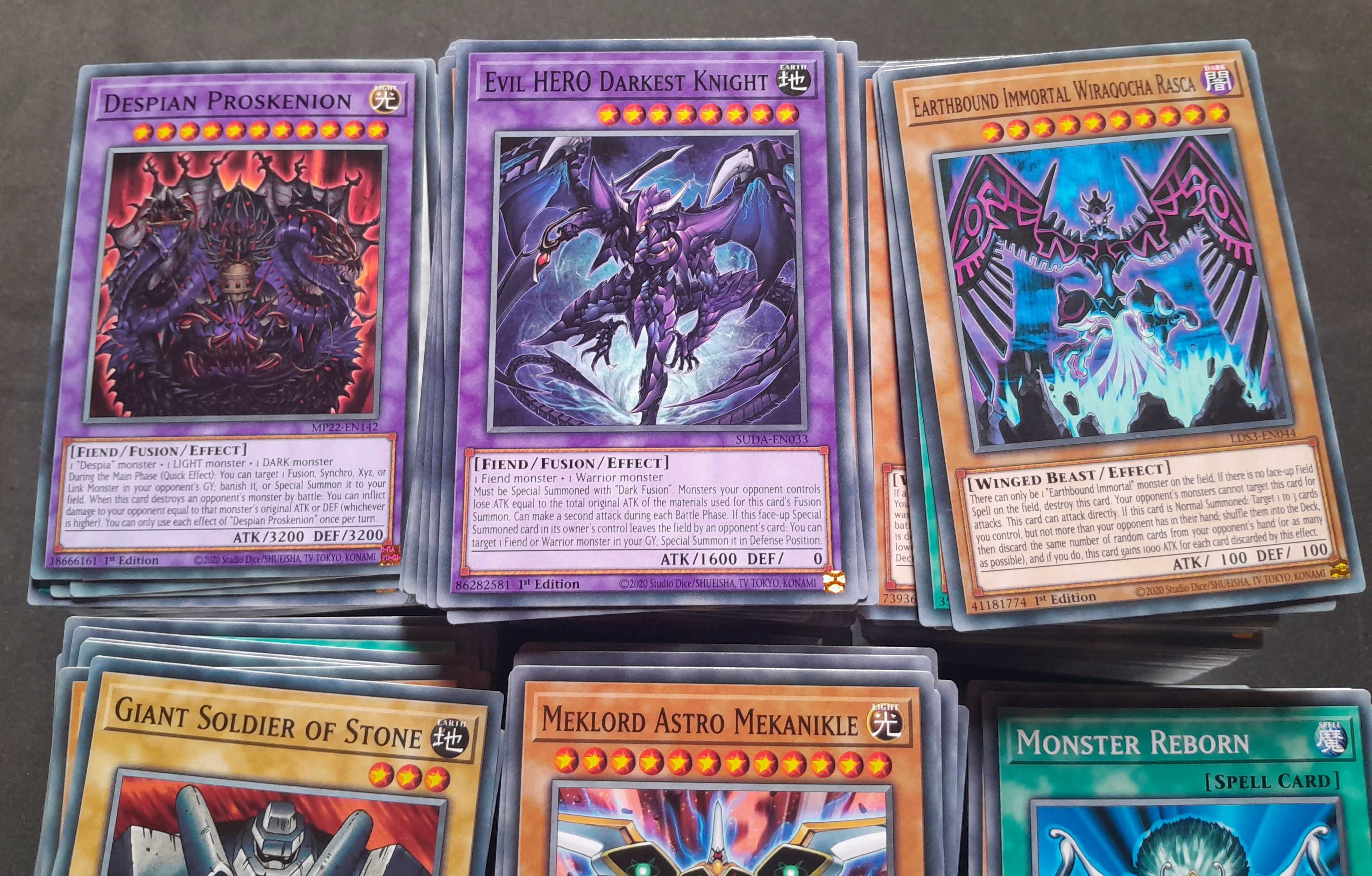 Lote 1000 Cartas Yu-Gi-Oh